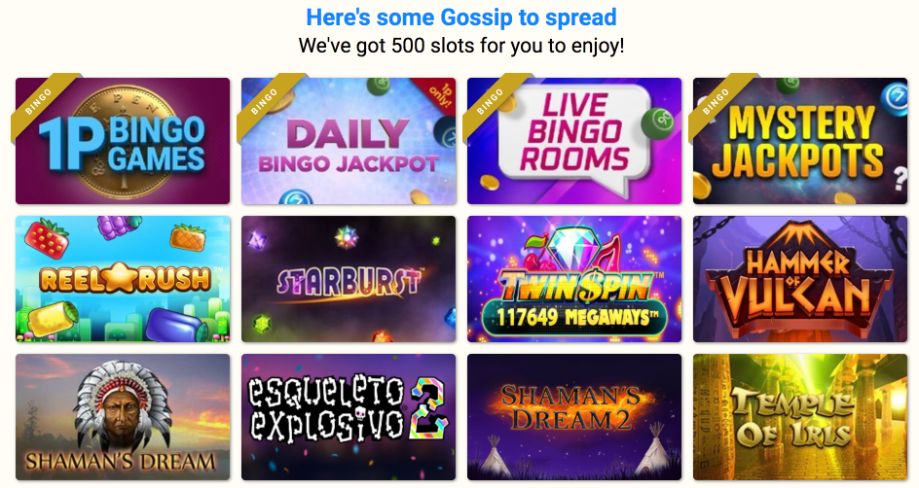 gossip bingo slots