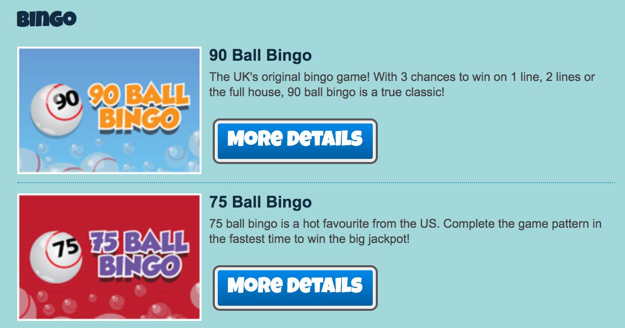 City bingo bingo games