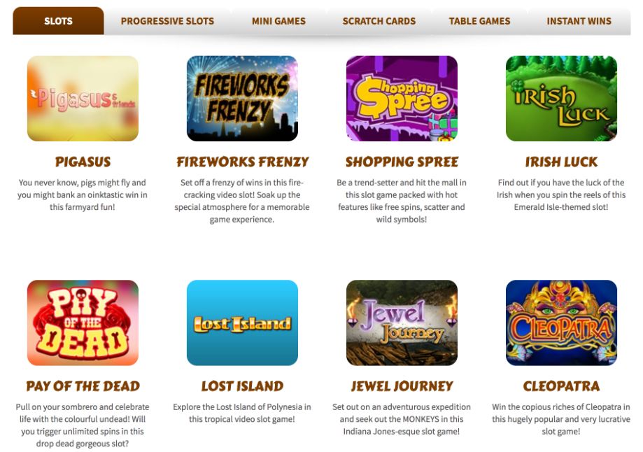 treasure island bingo game program