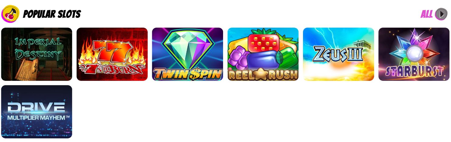 Bingorella Popular Slot Games