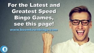 Play Speed Bingo Online