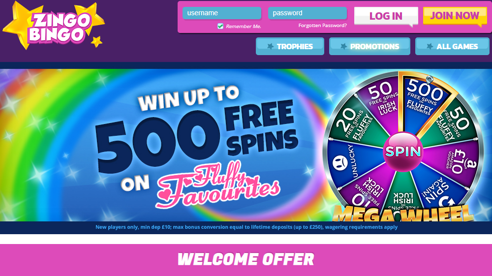 Zingo Bingo Sign Up Bonus