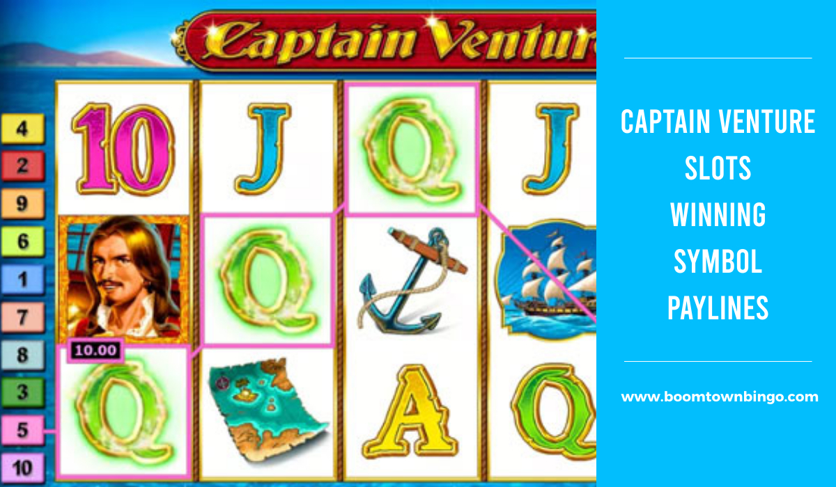 Captain Venture Slots Symbol winning Paylines