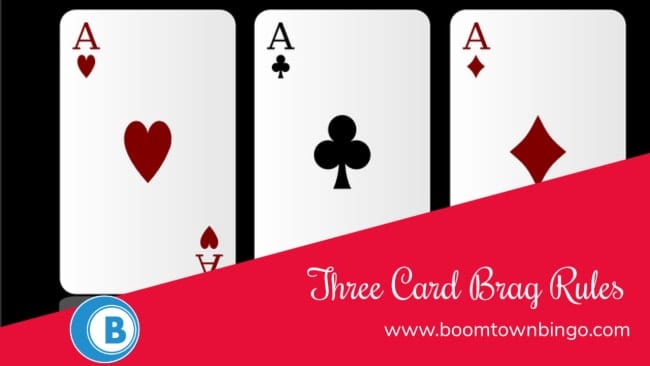 3 Card Brag, Rules, Hand Rankings; How to Play, 3 card brag rules.