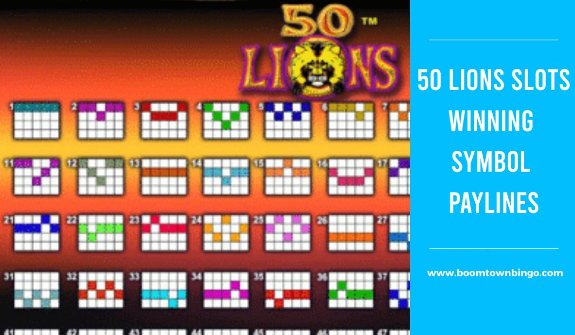 50 Lions Slots Winning Paylines