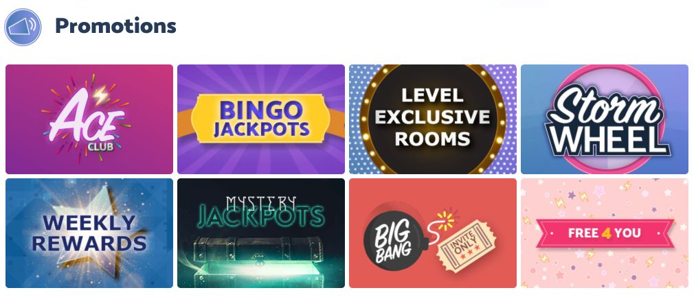 Bingo Storm New Promotions