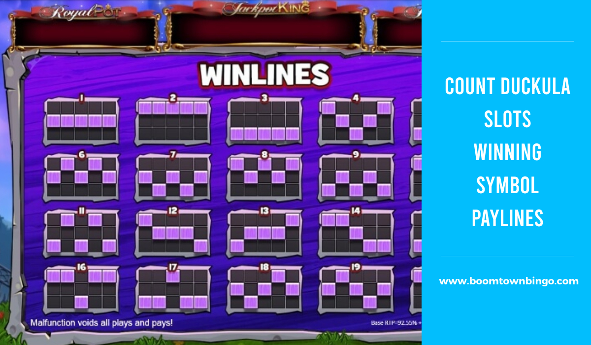 Count Duckula Slots Symbol winning Paylines