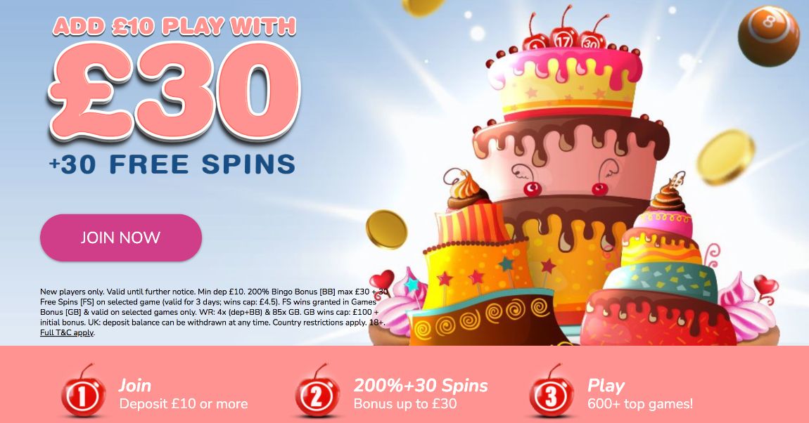 Cupcake bingo promotion