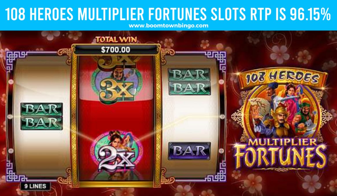 108 Heroes Multiplier Fortunes Slots Return to player
