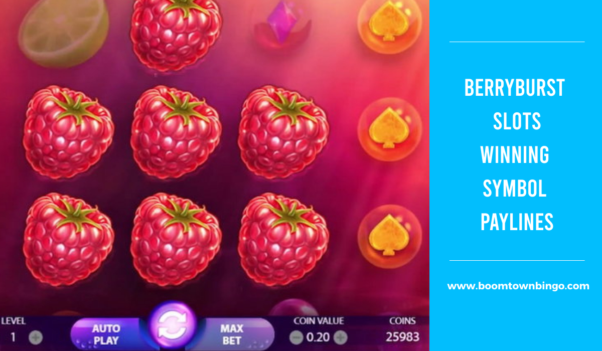 BerryBurst Slots Symbol winning Paylines