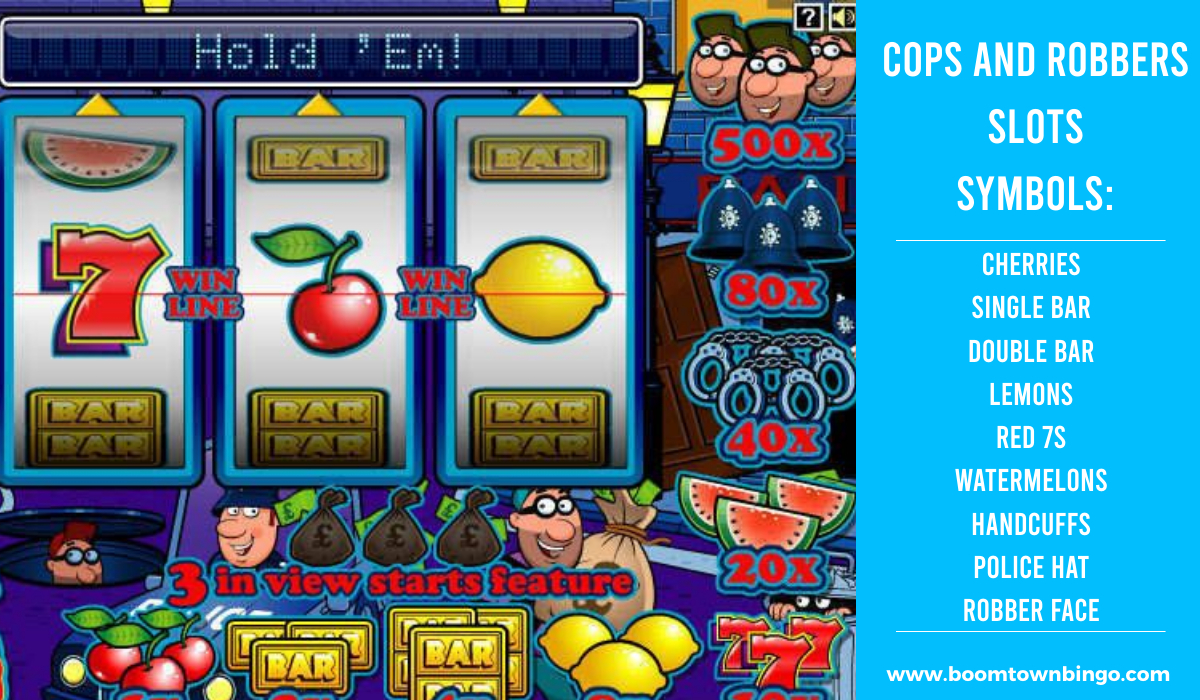 Cops and Robbers Slots machine Symbols
