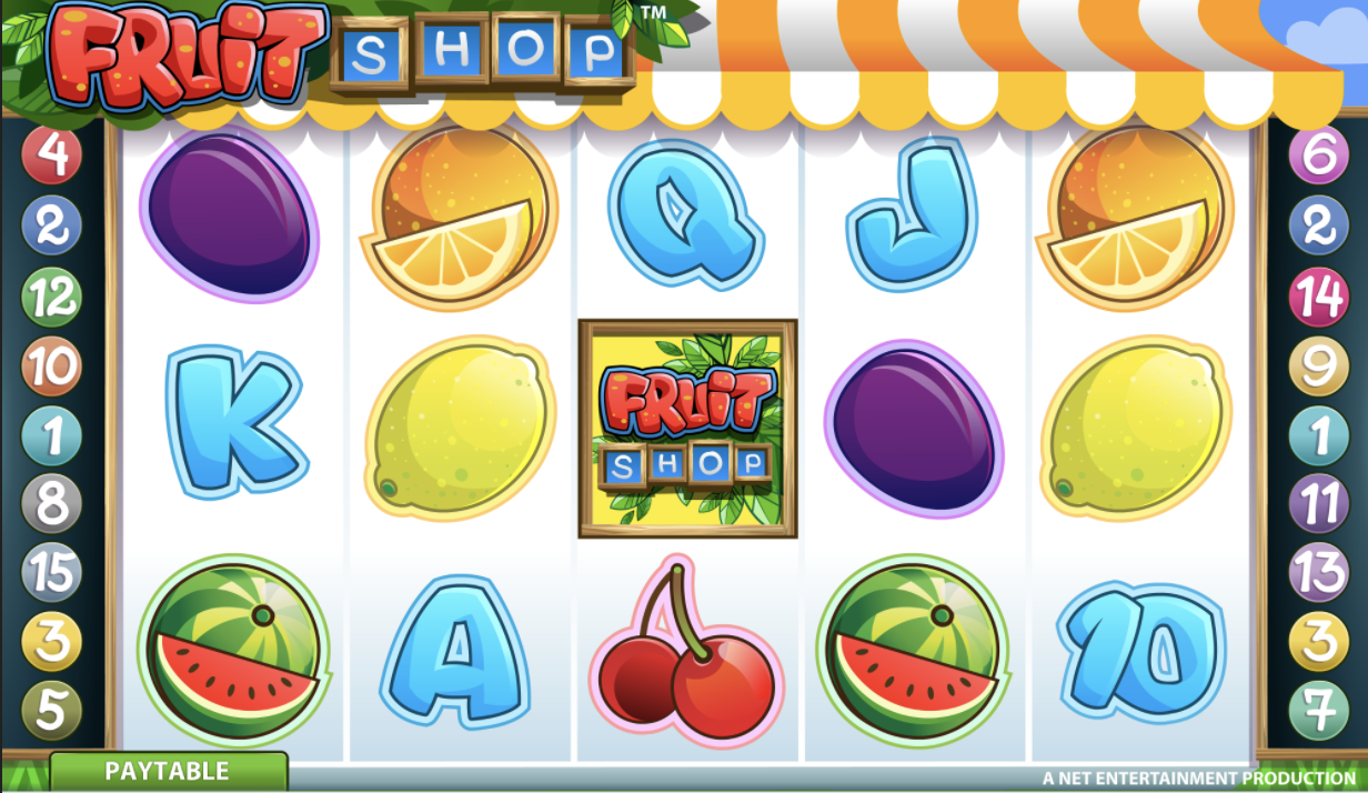 Fruit Shop Slots Gameplay
