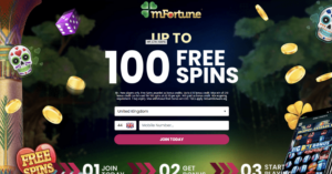 mFortune 100 Free Spins Offer
