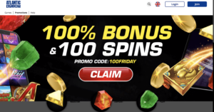 Atlantic Spins 100 Free Spins