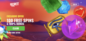 Secret Slots 100 free spins