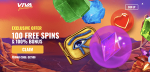 100 Free Spins Viva Fortune