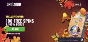 Spinzaar 100 Free Spins Bonus