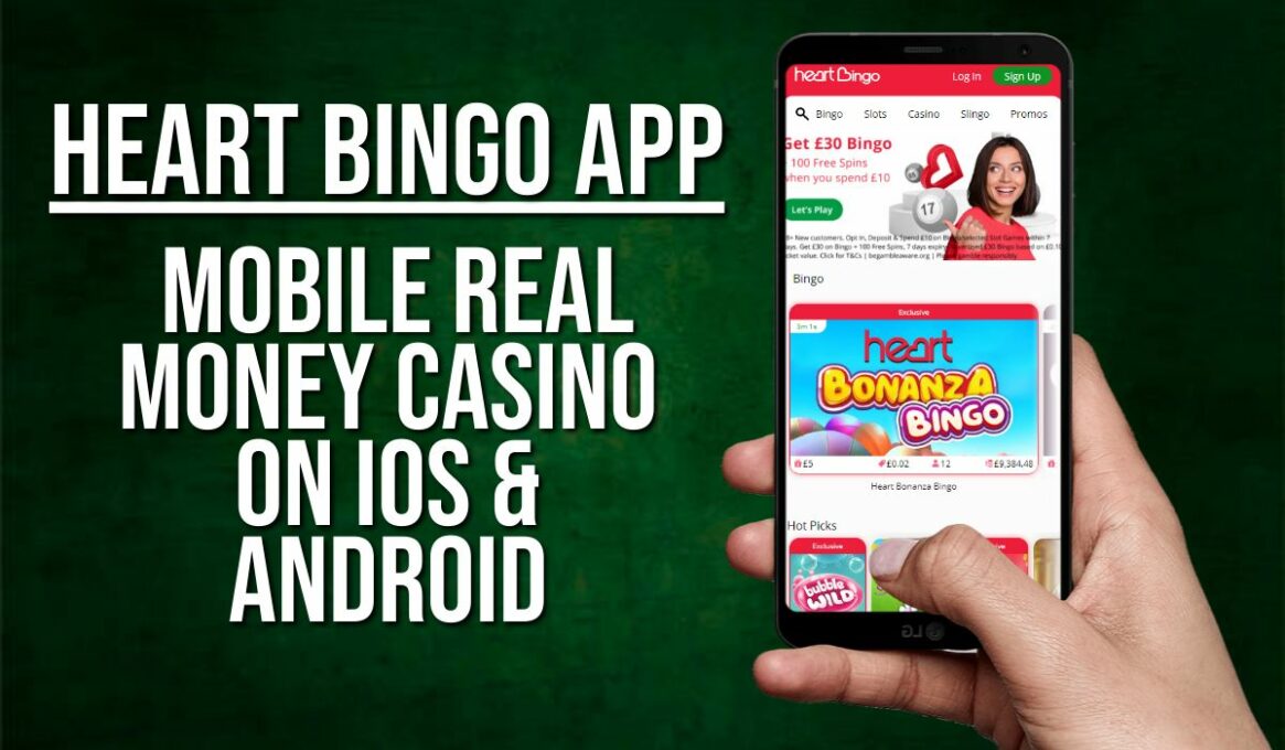 Heart Bingo App - Mobile Real Money Bingo on iOS & Android