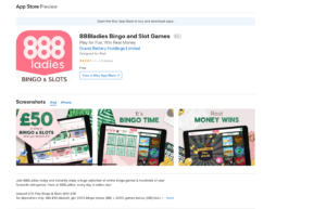 888 Ladies Bingo App