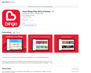 Heart Bingo App Review