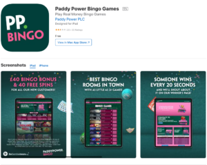 Paddy Power Bingo App