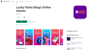 Google Play Store Lucky Pants Bingo App Review