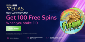 William Hill 100 free spins