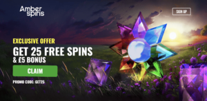 Amber Spins 25 Free Spins