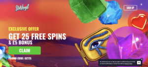 Slots Angel 25 Free Spins