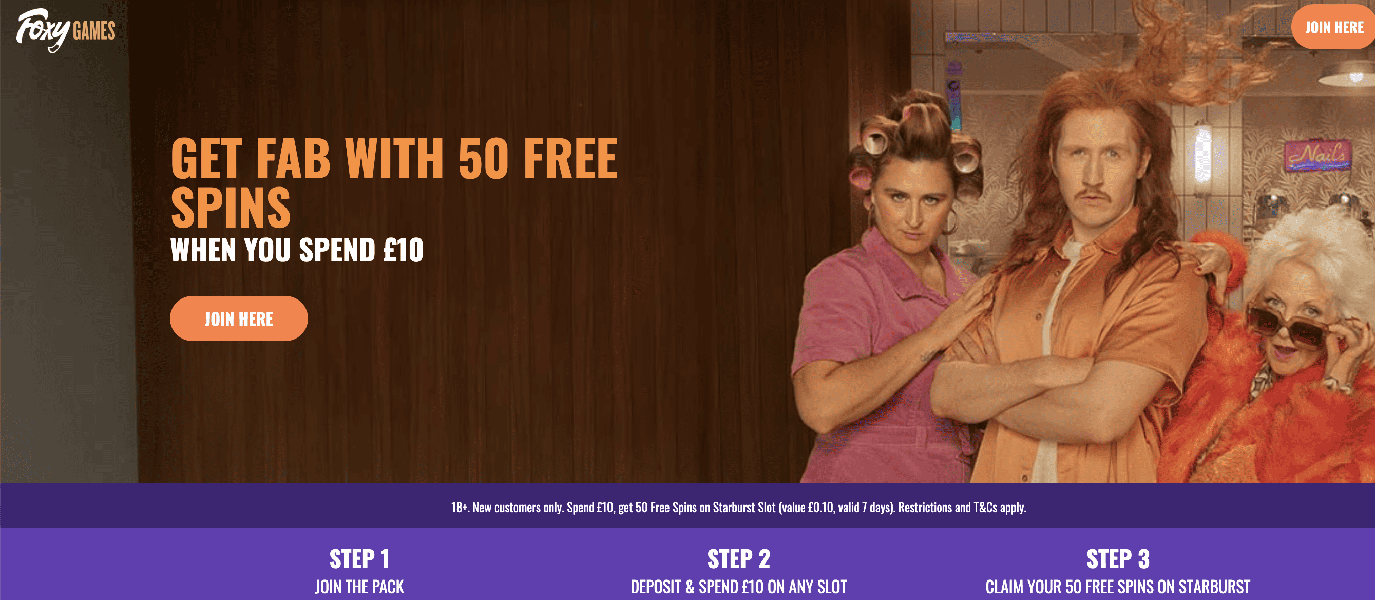 Foxy Games 50 Free Spins