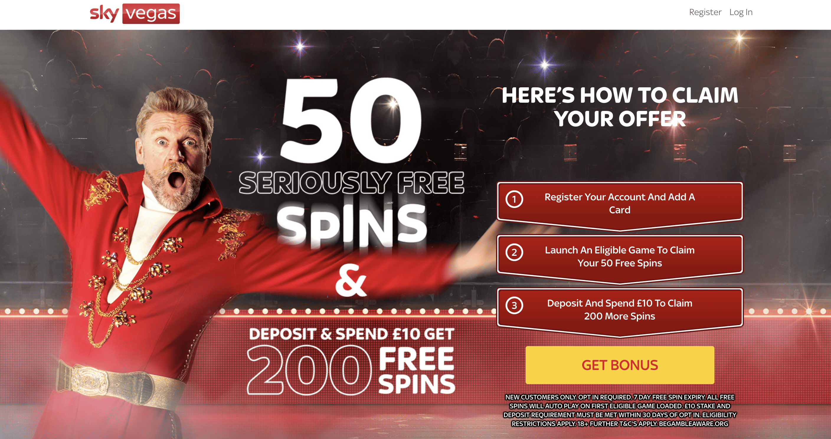 200 free Spins skyvegas